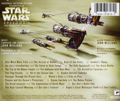 Soundtrack / Star Wars Episode I: The Phantom Menace - CD (Used)