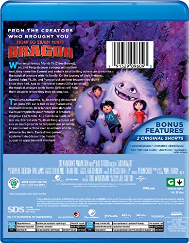 Abominable - Blu-ray + DVD (Bilingual)