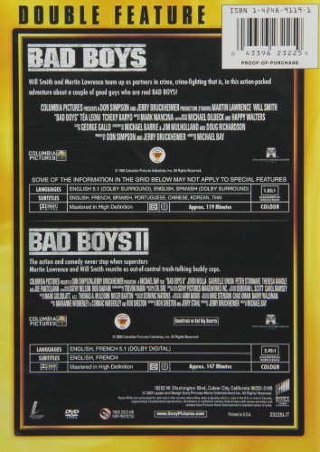 Bad Boys/Bad Boys 2 (Bilingual)