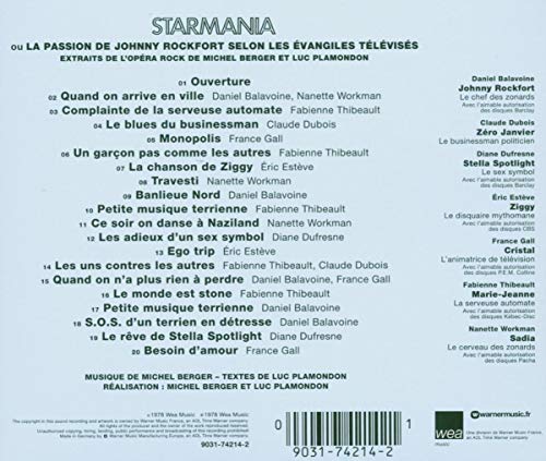 Starmania, original version