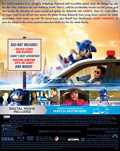 Sonic the Hedgehog - Blu-Ray/DVD