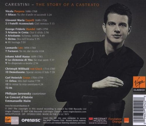 Carestini: The Story Of A Castrato