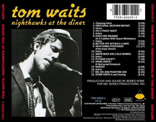 Tom Waits / Nighthawks at the Diner - CD (Used)