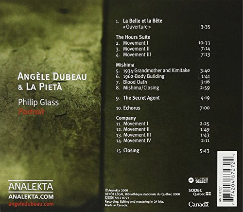 Angele Dubeau &amp; La Pieta / Philip Glass: Portrait - CD (Used)