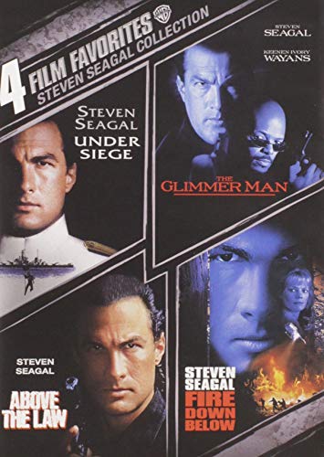 Steven Seagal Collection: 4 Film Favorites - Under Siege / The Glimmer Man / Above the Law / Fire Down Below- DVD (Used)