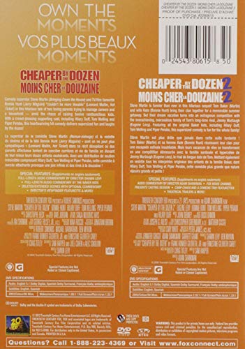 Cheaper By the Dozen 1 + Cheaper By the Dozen 2 - DVD