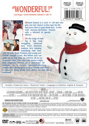 NEW Jack Frost (1998) (DVD)