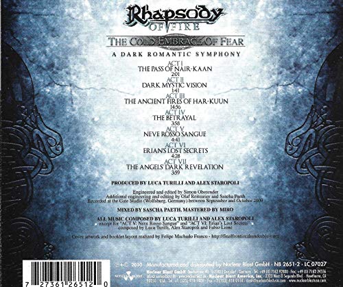 Rhapsody Of Fire / The Cold Embrace of Fear - CD (Used)