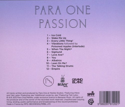 Para One / Passion - CD