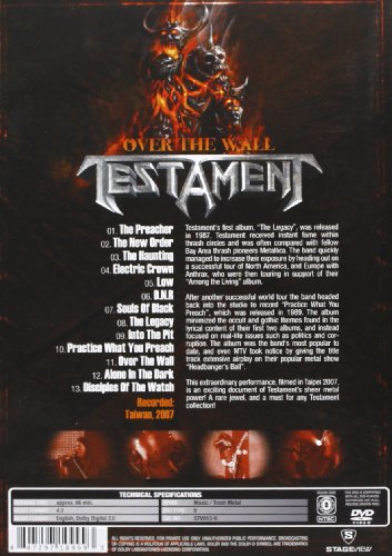 Testament / Over The Wall - DVD (Used)