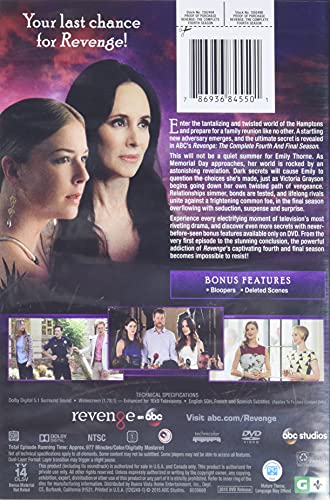 Revenge: Season 4 (The Final Season) (Sous-titres français)