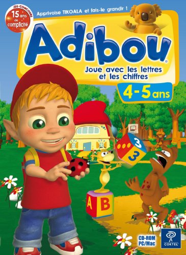 Adibou joue avec les lettres et les chiffres 4-5 ans