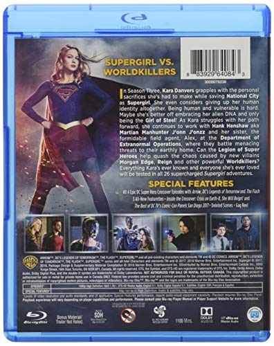 Supergirl: The Complete Third Season (BD/UV) [Blu-ray]