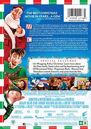 Arthur Christmas (Bilingual) - DVD (Used)