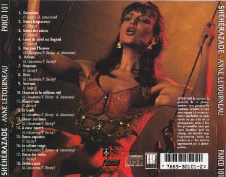 Anne Létourneau / Sheherazad - CD (Used)