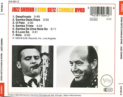 Stan Getz & Charlie Byrd / Jazz Samba - CD (Used)