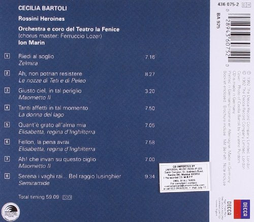 Cecilia Bartoli, Rossini / Heroines - CD (Used)