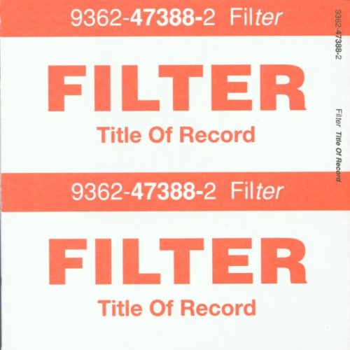 Filter / Title Of Record - CD (Used)