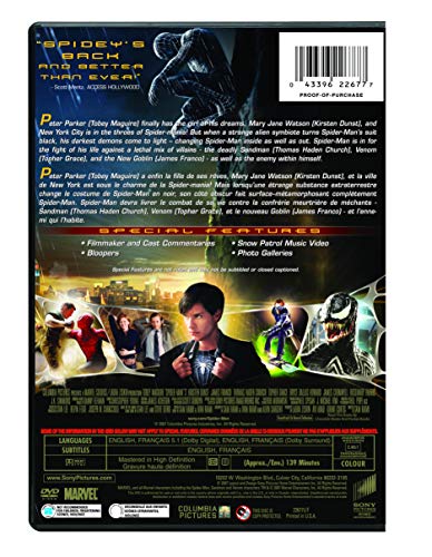 Spider-Man 3 - DVD (Used)