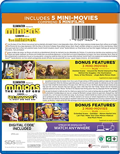 Minions 2-Movie Collection - Blu-ray + Digital (Bilingual)