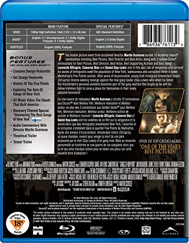 Gangs of New York - Blu-Ray (Used)