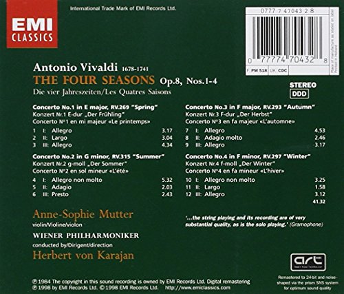 Anne-Sophie Mutter / Vivaldi: Four Seasons - CD (Used)