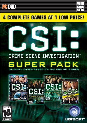 CSI: Super Pack Compilation 4 Games   (Fr/Eng software)