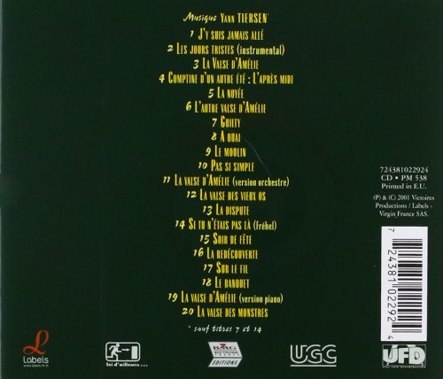 Soundtrack / The Fabulous Destiny of Amélie Poulain - CD (Used)