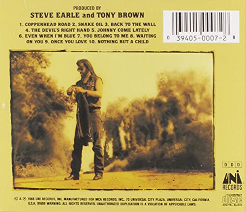 Steve Earle / Copperhead Road - CD (Used)