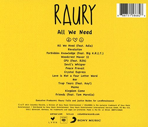 Raury / All We Need - CD