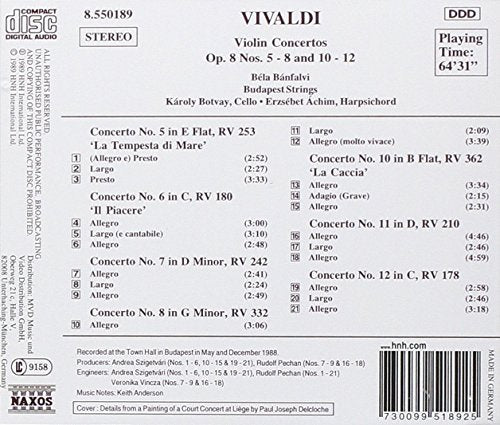 Vivaldi: Violin Concertos Op.8