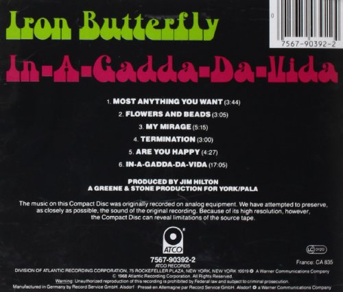 Iron Butterfly / In-A-Gadda-Da-Vida - CD (Used)