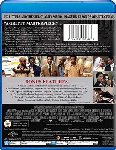 American Gangster - Blu-Ray