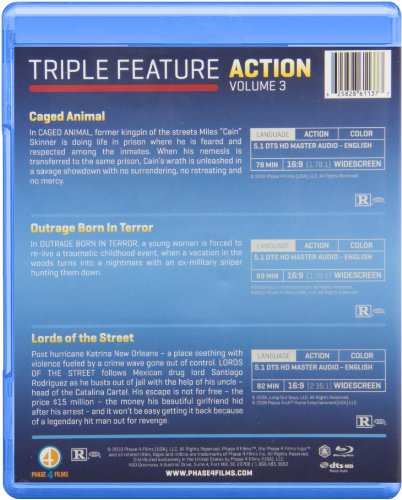 Action Triple Feature: Volume 3 [Blu-ray] [Import]