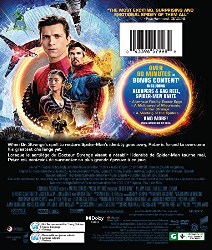 Spider-Man: No Way Home - Blu-Ray/DVD (Used)
