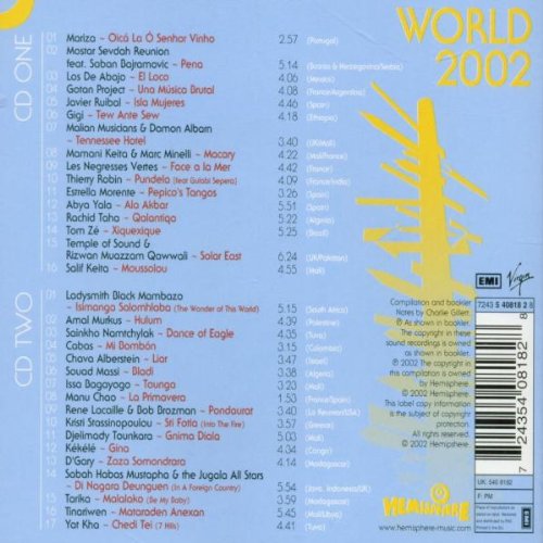 Various / 2002 World 37 Artists From 24 Countries Around The World - CD (Used)