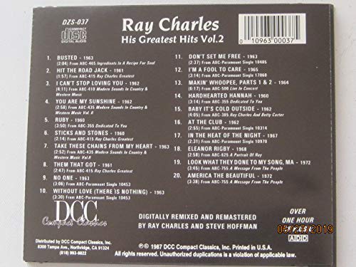 Ray Charles / His Greatest Hits, Vol. 2 - CD (Used)