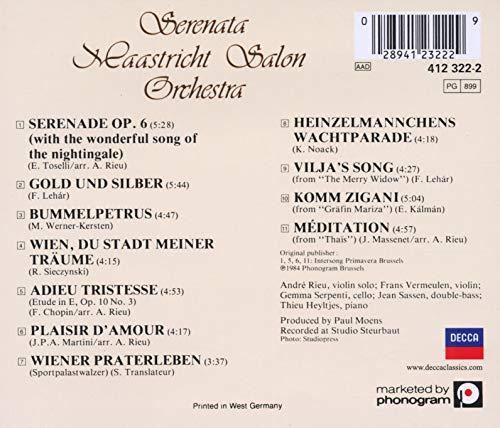 Rieu, Maastricht Salon Orchestra / Serenata - CD (Used)