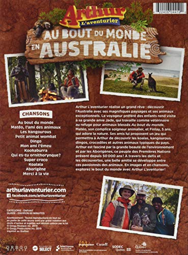 Arthur The adventurer at the end of the world in Australia - DVD