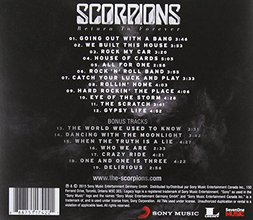 Scorpions / Return To Forever - CD