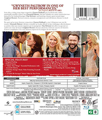Country Strong - Blu-Ray/DVD