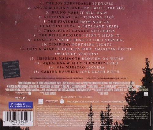 Soundtrack / The Twilight Saga: Breaking Dawn - Part 1 - CD (Used)