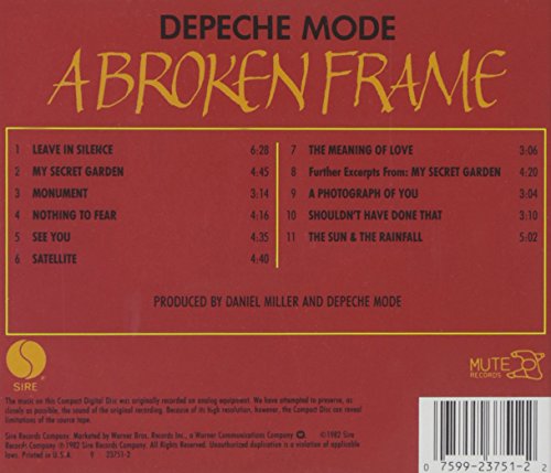 Depeche Mode / A Broken Frame - CD (Used)