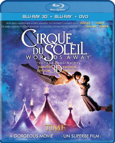 Cirque du Soleil: Worlds Away [Blu-ray 3D + Blu-ray + DVD + Digital Copy]