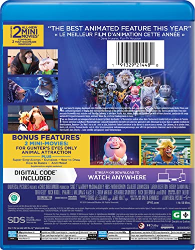 Sing 2 - Blu-Ray/DVD