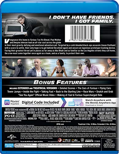 Furious 7 - Blu-Ray