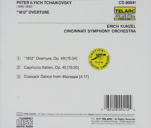 Tchaikovsky: 1812 Overture / Italian Capriccio / Cossack Dance from Mazeppa