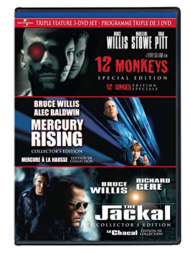 Bruce Willis Triple Feature (12 Monkeys / Mercury Rising / The Jackal) (French version)
