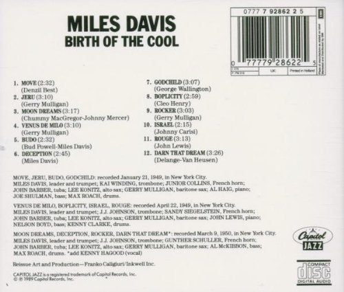 Miles Davis / Birth of the Cool - CD (Used)