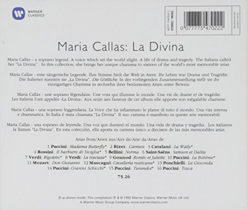 Maria Callas / LA DIVINA - CD (Used)